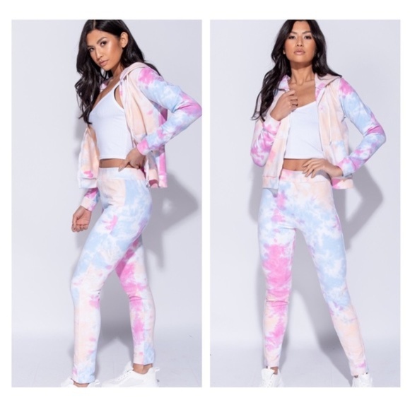 Paris&Pearle Pants - Groovy Kind Of Love Tie Dye Leggings